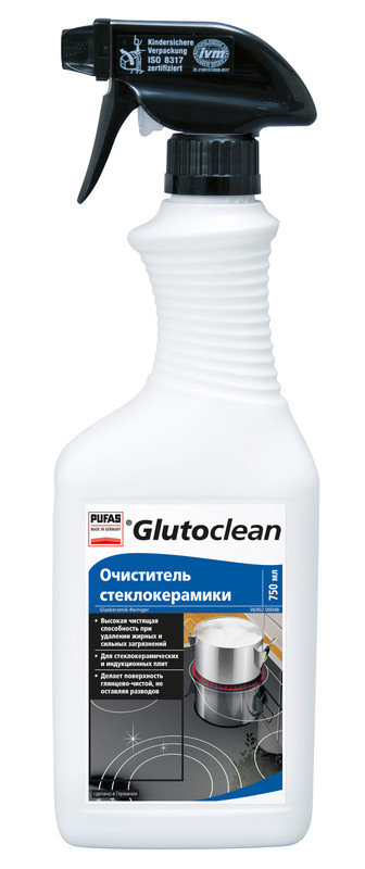 Засіб GLUTOCLEAN для склокерамічних поверхонь, 750мл